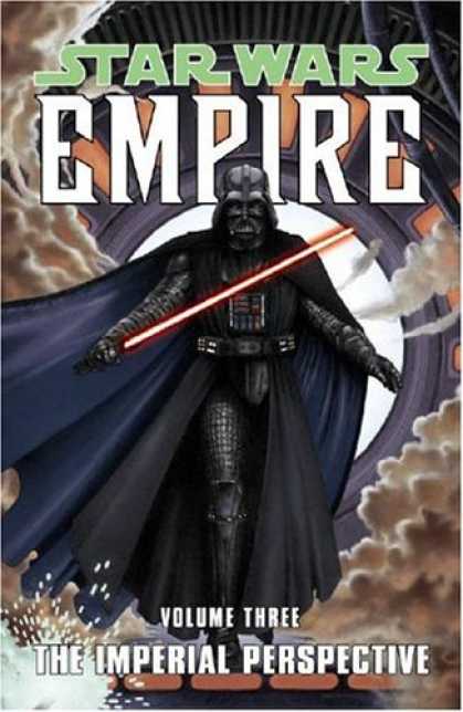 Bestselling Comics (2006) - The Imperial Perspective (Star Wars: Empire, Vol. 3) by Welles Hartley - The Force - Red Light Saber - Darth Vader - Smoke - Cape
