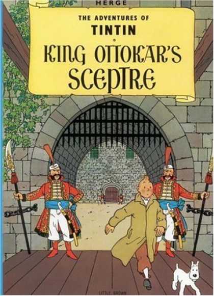 Bestselling Comics (2006) - King Ottokar's Sceptre (The Adventures of Tintin) by Herge - King Ottokars Sceptre - Castle - Gate - Tree - Dog