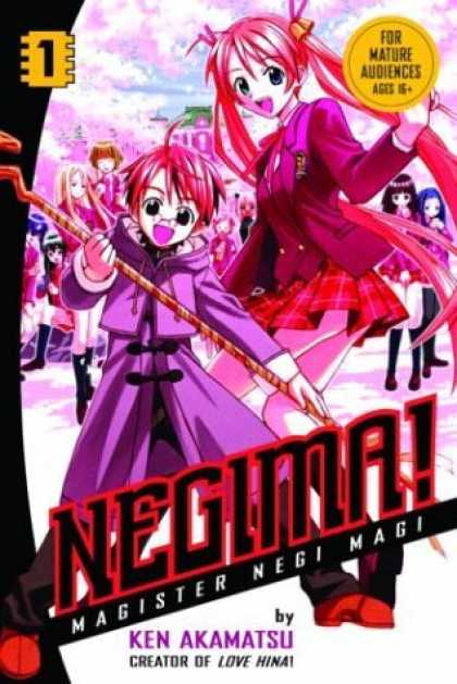 Bestselling Comics (2006) - Negima: Magister Negi Magi, Vol. 1 by Ken Akamatsu - Magister Negi Magi - Ken Akamatsu - Creator Of Love Hina - Mature Audiences - Manga
