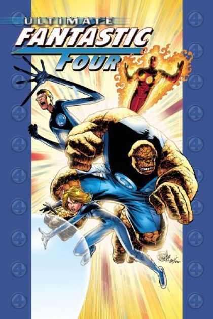 Bestselling Comics (2006) - Ultimate Fantastic Four Vol. 3: N-Zone by Warren Ellis - Flame On - Thing - Super Heros - Quadruple Powers - Stretch Armstrong