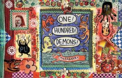 Bestselling Comics (2006) - One Hundred Demons (Alex Awards (Awards)) by Lynda Barry - Animal - Black - Cartoons - Dog - Flower