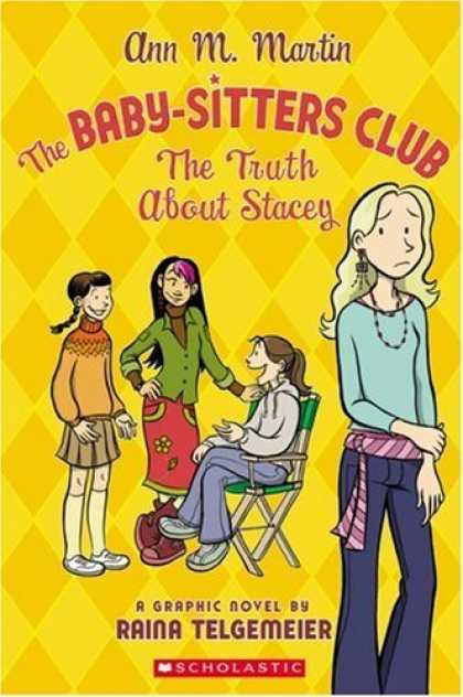 Bestselling Comics (2006) - The Baby-Sitters Club: The Truth About Stacey by Ann Martin - Girls - Sweaters - Long Hair - Jewelry - The Truth About Stacy