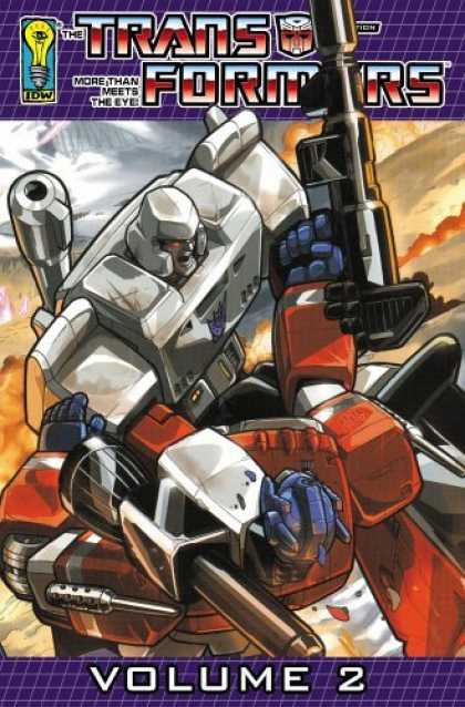 Bestselling Comics (2006) - Transformers: Generation One Volume Two (Transformers (Graphic Novels)) by Brad - Optimus Prime - Gun - Fighting - Volume 2 - Megatron