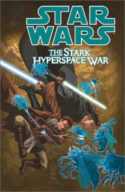 Bestselling Comics (2006) - The Stark Hyperspace War (Star Wars) by John Ostrander - Star Wars - The Stark Hyperspace War - Hyperspace - Blue Creatures - Light Saber