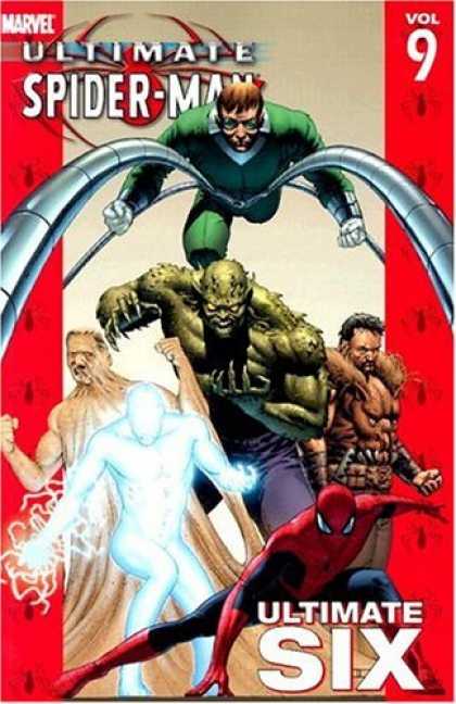 Bestselling Comics (2006) - Ultimate Spider-Man Vol. 9: Ultimate Six by Brian Michael Bendis - Green Goblin - Ultimate Six - Spider-man - Doc Oc - Silver Surfer