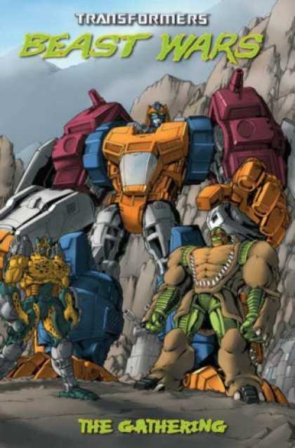 Bestselling Comics (2006) - Transformers: Beast Wars: The Gathering by Simon Furman - Transformers - Beast Wars - The Gathering - Mountain - Sky