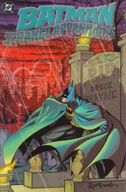 Bestselling Comics (2006) - Batman: Strange Apparitions by Steve Englehart - Batman - Strange Apparitions - Graveyard - Rip Bruce Wayne - Dc Comics