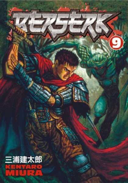 Bestselling Comics (2006) - Berserk Volume 9 (Berserk (Graphic Novels)) by Kentaro Miura - Berserk - 9 - Green Monster - Sword - Red Cape