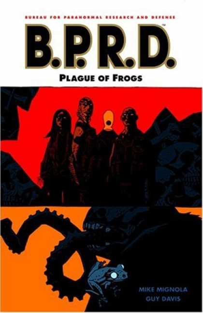Bestselling Comics (2006) - B.P.R.D.: Plague of Frogs (B.P.R.D. (Graphic Novels)) by Mike Mignola - Frogs - Plague - People - Blue - Shadows