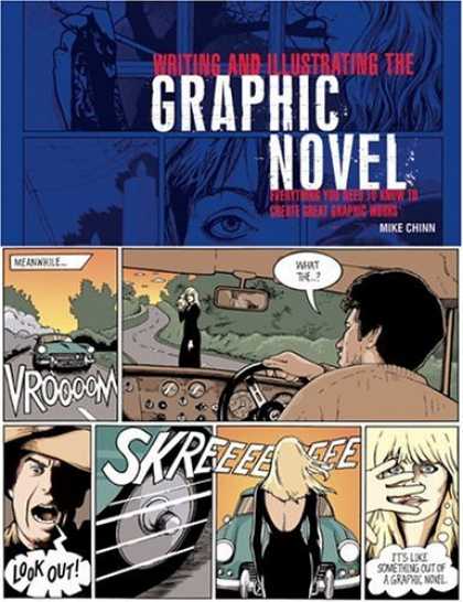 Bestselling Comics (2006) - Writing and Illustrating the Graphic Novel: Everything You Need to Know to Creat - Graphic Novel - Comic Panels - Car - Almost Running Into Woman - Mike Chinn