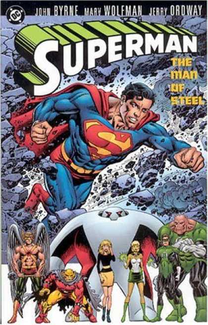 Bestselling Comics (2006) - Superman: The Man of Steel, Vol. 3 by John Byrne - Rocks - Wings - Mini Skirts - Heros - Women