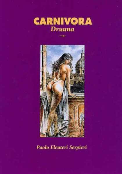Bestselling Comics (2006) - Carnivora: Druuna by Paolo E. Serpieri - Pretty Lady - Ancient City - Womans Backside - No Clothes - Sheet Covering Front