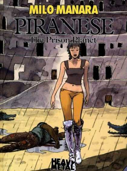 Bestselling Comics (2006) - Piranese: The Prison Planet by Milo Manara - Milo Manara - Piranese - The Prison Planet - Rain - Heavy Metal
