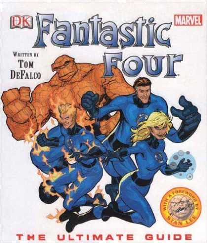 Bestselling Comics (2006) - Fantastic Four Ultimate Guide by Tom DeFalco - Fantastic Four - Tom Defalco - Marvel - Ultimate Guide - Flames