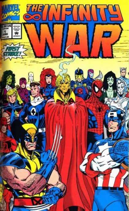 Bestselling Comics (2006) - Infinity War TPB (Marvel Masterworks Library) by Jim Starlin - Marvel - War - First Strike - Masks - Capes