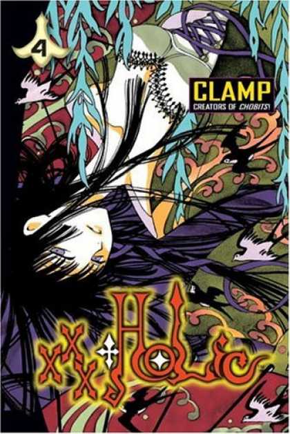 Bestselling Comics (2006) - xxxHOLiC, Vol. 4 (Xxxholic (Graphic Novels)) by Clamp - Clamp - Creator - Long Hair - Bird - Four
