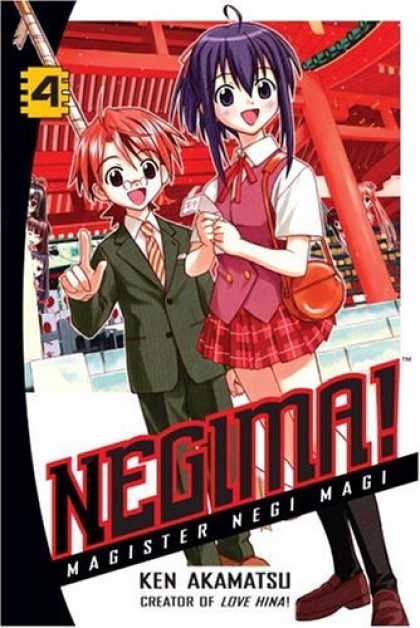 Bestselling Comics (2006) - Negima Vol. 4: Magister Negi Magi (Negima!: Magister Negi Magi) by Ken Akamatsu - Girl - Boy - Bag - Negima - Ken Akamatsu
