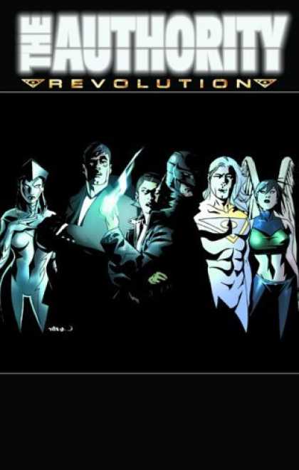 Bestselling Comics (2006) - Authority, The: Revolution - Book #2 (Authority (Graphic Novels)) by Ed Brubaker - The Authority - Revolution - White - Glowing - Wings