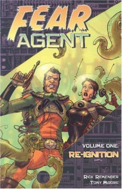 Bestselling Comics (2006) - Fear Agent Volume 1: Re-Ignition by Rick Remender - Re-ignition - Space Suit - Laser Guns - Tentacles - Green
