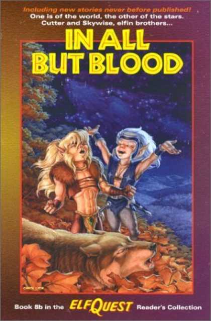 Bestselling Comics (2006) - Elfquest Reader's Collection #8b: In All But Blood by Wendy Pini - Elfquest - In All But Blood - Pointy Ears - Leaves - Wolf