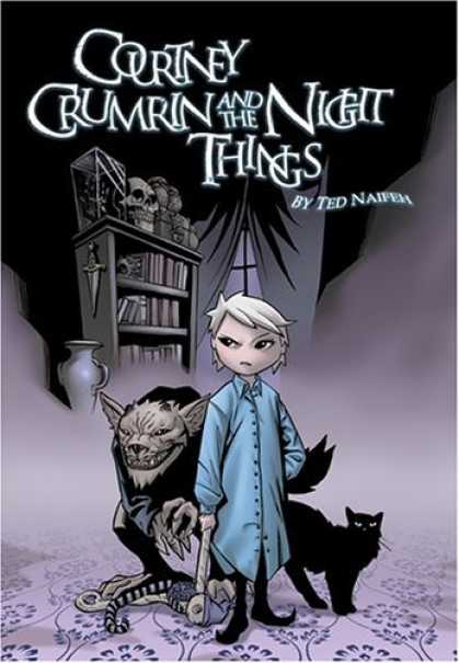 Bestselling Comics (2006) - Courtney Crumrin, Vol. 1: Courtney Crumrin & The Night Things (Courtney Crumrin - Bookcase - Skull - Cat - Wolf - Dagger