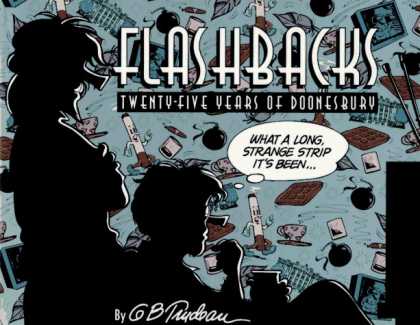 Bestselling Comics (2006) - Flashbacks:: Twenty-Five Years of Doonesbury (Trudeau, G. B., Doonesbury Book.) - Doonsbury - Trudeau - Silhouette - Flashbacks - Tv