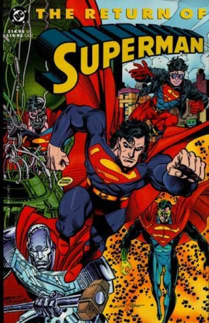 Bestselling Comics (2006) - The Return of Superman (Reign of the Supermen) by Dan Jurgens - Superman - Red Cape - Super Powers - Robot - Sledge Hammer