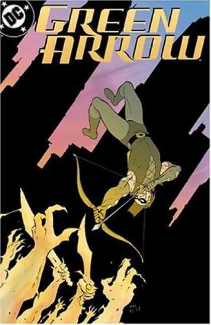 Bestselling Comics (2006) - Green Arrow: City Walls by Judd Winick - Robinhood - Bow And Arrow - Buildings - Flying - Hands