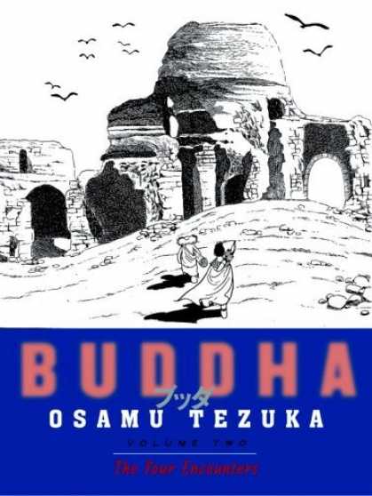 Bestselling Comics (2006) - Buddha, Volume 2: The Birth (Buddha (Paperback)) by Tezuka Osmau - Buddha - Dynasty Ruins - Hawks Flying Over - Wearing Hooded Capes - Archways