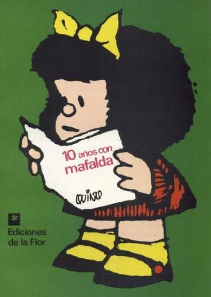 Bestselling Comics (2006) - 10 AÃ±os con Mafalda by Quino - Girl - Black Hair - Yellow Bow - Yellow Socks - Black Shoes