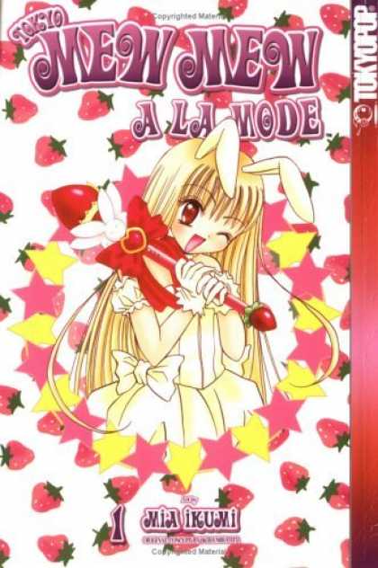 Bestselling Comics (2006) - Tokyo Mew Mew A La Mode, Vol. 1 by Mia Ikumi - Strawberries - Bunny Ears - Anime - Cute - Young Girl