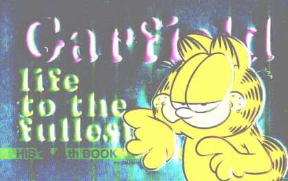 Bestselling Comics (2006) - Garfield: Life to the Fullest: (#34) (Garfield (Numbered Paperback)) by Jim Davi - Garfield - Cat - Life To The Fulles - His 14th Book - Black Background