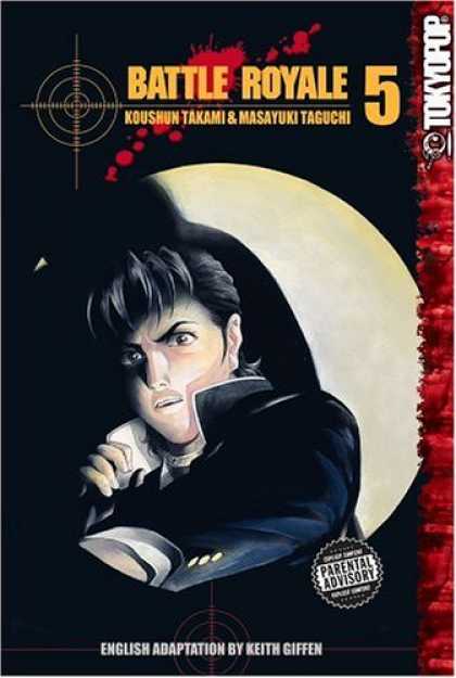Bestselling Comics (2006) - Battle Royale, Vol. 5 by Koushun Takami - Man - Dark - Collar - Red - Hair Strands