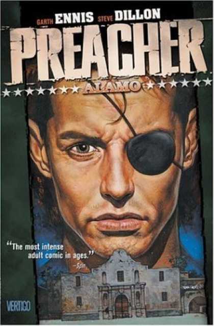 Bestselling Comics (2006) - Preacher Vol. 9: Alamo by Garth Ennis - Eye Patch - Intense - Vertigo - Alamo