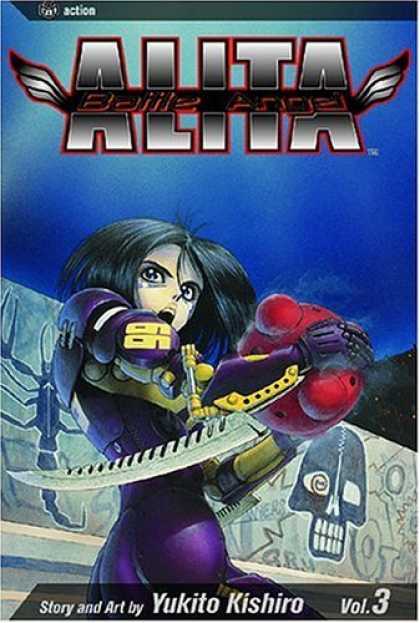 Bestselling Comics (2006) - Battle Angel Alita, Volume 3: Killing Angel (Battle Angel Alita) - Anime - Alita - Sword - Blade - Skull