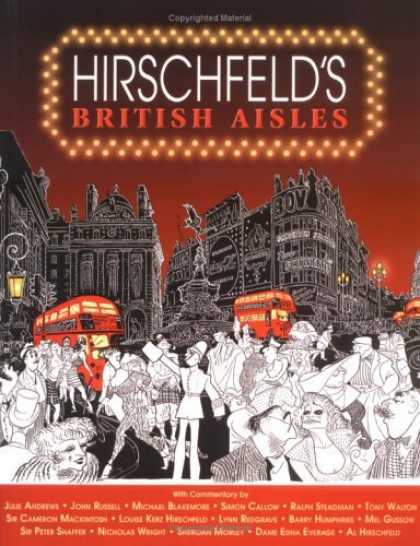 Bestselling Comics (2006) - Hirschfeld's British Aisles by Al Hirschfeld - Hirschfelds British Aisles - Bus - Street Lamp - Hat - Street Light