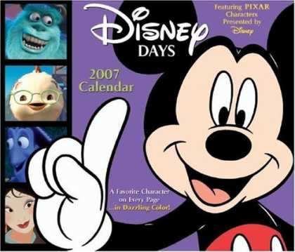 Bestselling Comics (2006) - Disney Days 2007 Day-to-Day Calendar by Disney - 2007 Calendar - Mickey Mouse - Mulan - Pixar Characters - Monster