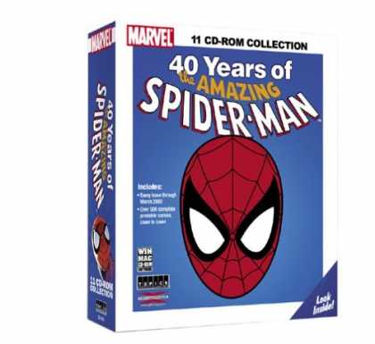 Bestselling Comics (2006) - 40 Years Of The Amazing Spider-Man Win/Mac - Blue Box - Cd-rom - 40 Years - Spider-man - Look Inside