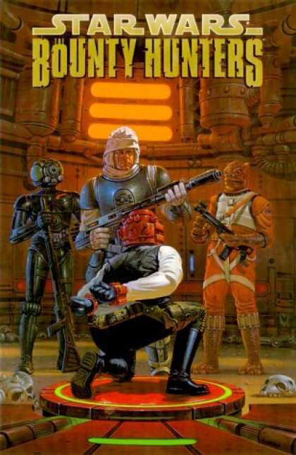 Bestselling Comics (2006) - Star Wars: Bounty Hunters by Andy Mangels - Robot - Creature - Men - Guns - Skulls