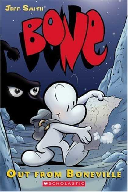 Bestselling Comics (2006) - Bone Volume 1: Out From Boneville by Jeff Smith - Bone - Out From Boneville - Jeff Smith - Map - Evil Ghost
