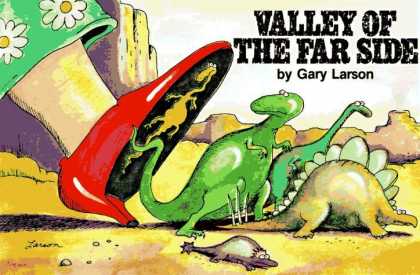 Bestselling Comics (2006) - Valley of the Far Side by Gary Larson - Small Dinosaurs - Gary Larson - Valley Of The Far Side - Red Pumps - Desert