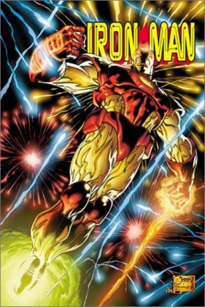 Bestselling Comics (2006) - Iron Man: The Mask in the Iron Man by Joe Quesada - Lightning - Bolt - Stunning - Superhero - Flight