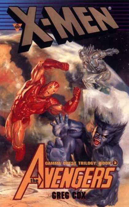 Bestselling Comics (2006) - X-Men and the Avengers (X-Men) by Greg Cox - Gamma Quest Trilogy Book 3 - Red Fighter - Blue Fighter - The Avengers - Greg Cox