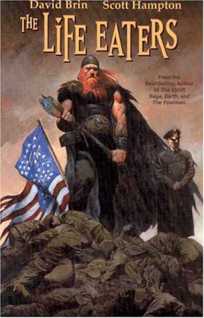 Bestselling Comics (2006) - The Life Eaters by David Brin - Viking - American Flag - Bodies - Ax - Red Beard