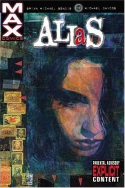 Bestselling Comics (2006) - Alias Vol. 1 by Brian Michael Bendis - Alias - Explicit Content - Stamps - Troubled Young Man - Dark