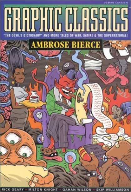Bestselling Comics (2006) - Graphic Classics Volume 6: Ambrose Bierce (Graphic Classics (Graphic Novels)) by - Ambrose Bierce - Devil - Hell - African American - Cigar