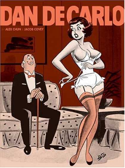 Bestselling Comics (2006) - The Pin-up Art of Dan DeCarlo by Alex Chun - Old Man - Girl - Couch - Tuxedo - Undressing