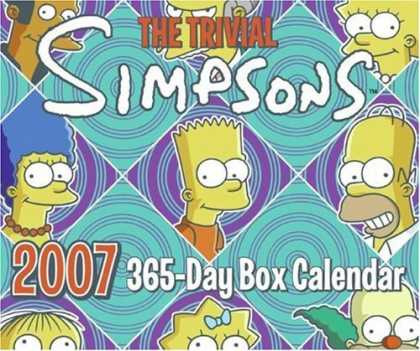 Bestselling Comics (2006) - The Trivial Simpsons 2007 365-Day Box Calendar by Matt Groening - Simpsons - Trivia - Homer - Bart - Lisa