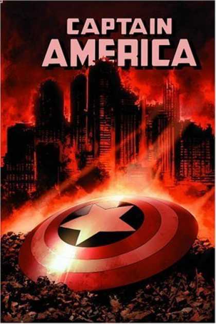 Bestselling Comics (2006) - Captain America: Winter Soldier, Vol. 2 by Ed Brubaker - City - Fire - Red - Disk - Flames