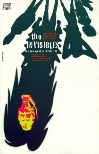 Bestselling Comics (2006) - The Invisibles Vol. 1: Say You Want a Revolution by Grant Morrison - Shadows - Say You Want A Revolution - Grenade - Black - White